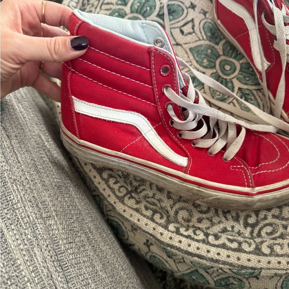 Vans Red High-Top Sneakers - Picture 2 of 4